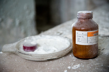 Pripyat hospital, Chernobyl. Medicaments