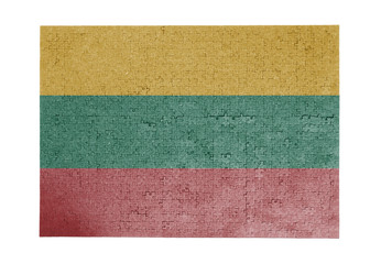Large jigsaw puzzle of 1000 pieces - Lithuania