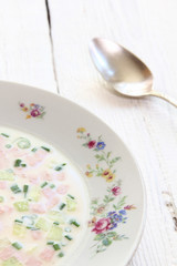 Okroshka  is a cold soup