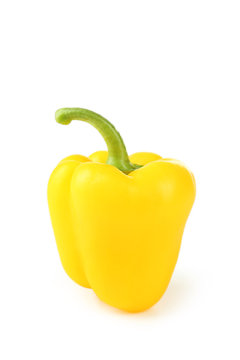 Yellow Pepper Isolated On White