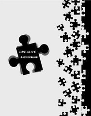 creative puzzle background