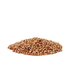 Buckwheat on a white background