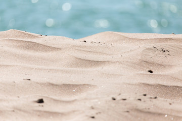 background of sand and sea