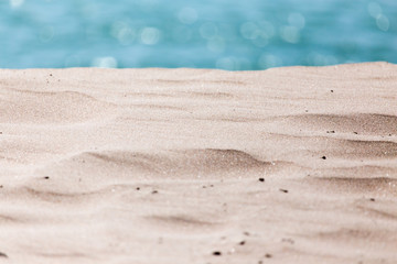 background of sand and sea
