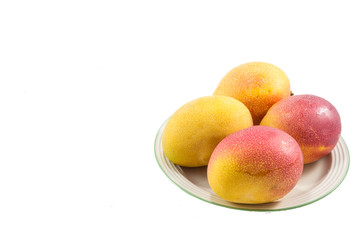 mango fruit isolated on white background