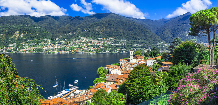 beautiful villages of Lago di Como - Blevio. North of Italy