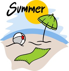 summer illustration