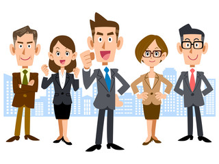 ビジネスマンのチーム