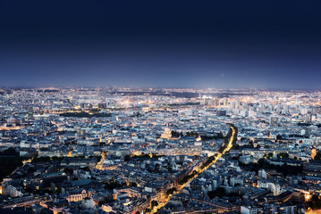 Fototapeta na wymiar Panorama of Paris, France