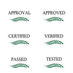 Approval Seals Laurel 3