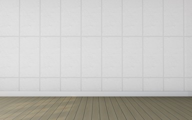Working and Space living room / 3D Render Image 