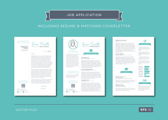 Fancy job application template