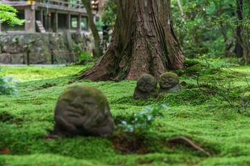 京都　三千院　わらべ地蔵