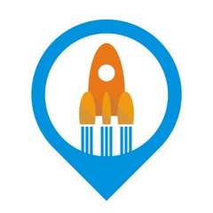 Rocket Icon Vector Editable