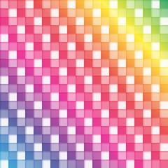 Seamless rainbow squared pattern