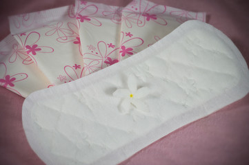 Sanitary pad package for woman hygiene protection