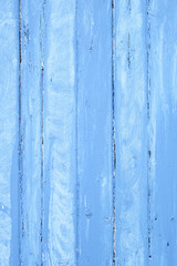 Fototapeta na wymiar Painted blue wooden planks background