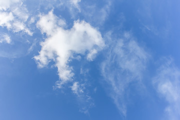 blue sky with clouds