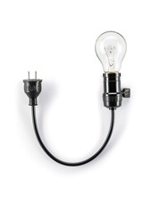 light bulb with plug and  Lamp Holder, cable tungsten