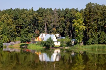 countryside near lake
