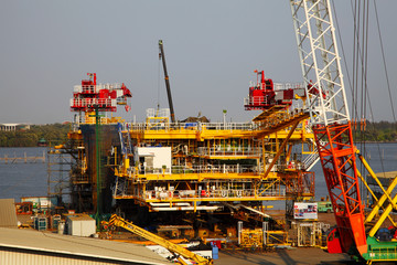 Drilling Platform under Contruction