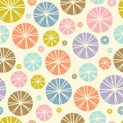 Cute pastel polka dot. Seamless pattern.