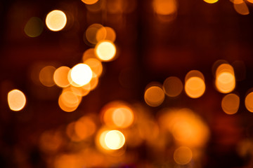 blur warm bokeh light