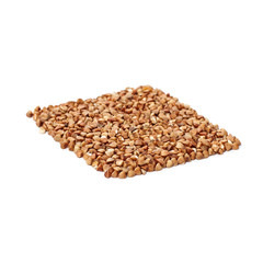 Buckwheat on a white background