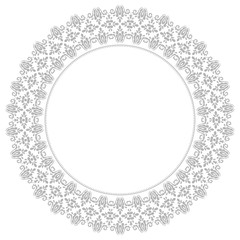 Floral Modern Vector Frame