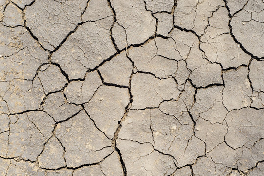 drought earth as textured background