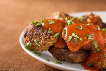 Meatballs with tomato sauce