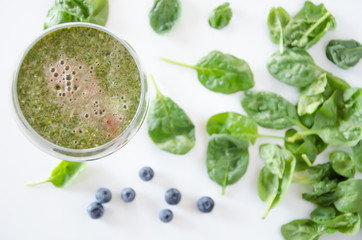 Green Cocktail top view