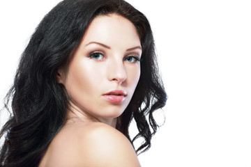Naklejka premium beautiful young woman