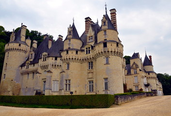 Fototapeta na wymiar Usse castle in Loire Valley, France