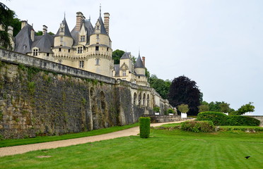 Fototapeta premium Usse castle in Loire Valley, France
