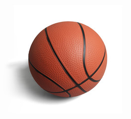 Fototapeta premium basketball on white