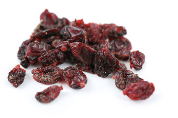 Pile of dried spice isolated on white