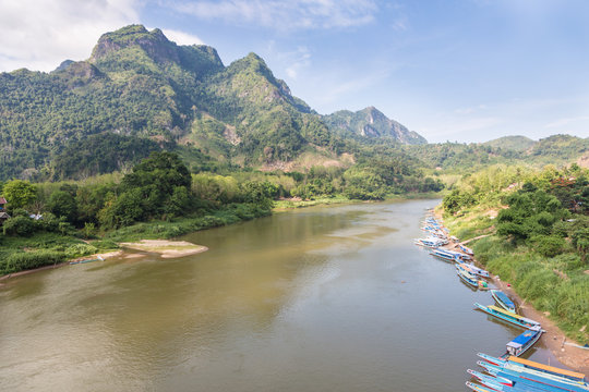 Nong Khiaw in north Laos
