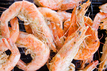 Grilled shrimps