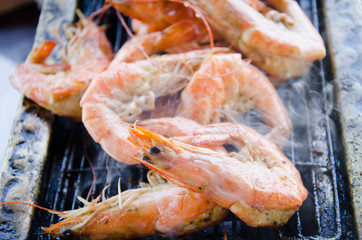Grilled shrimps