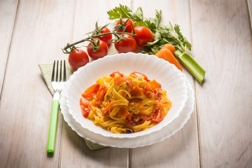 vegetarian tagliatelle