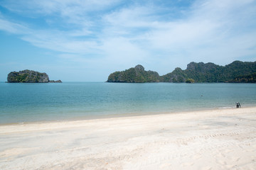 Beautiful beach at the andaman sea at Tanjung Rhu,Langkwai,Malaysia