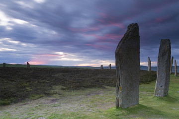 Sunset at the Ring of Brodgar, Orkney