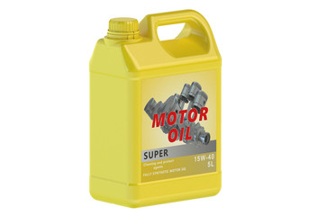 yellow canister motor oil