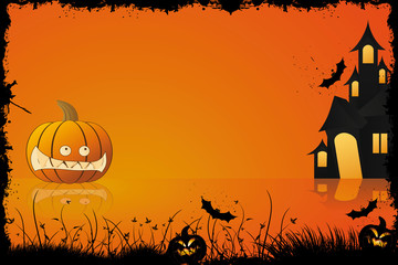 Grunge Halloween frame