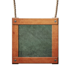 Obraz premium Holzschild Tafel Seil G