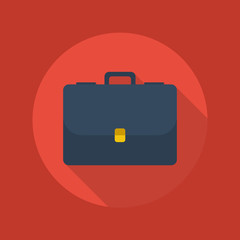 Business Flat Icon. Briefcase