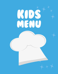 Kids Menu design 