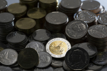 タイバーツのコイン