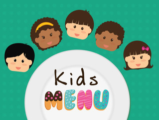 Kids Menu design 